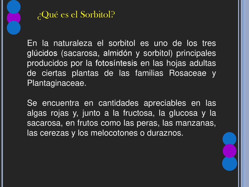 alimentos sin fructosa sacarosa y sorbitol y diabetes
